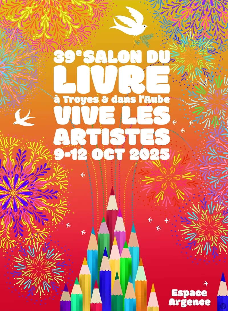 affiche Salon du Livre pour la Jeunesse à  Troyes