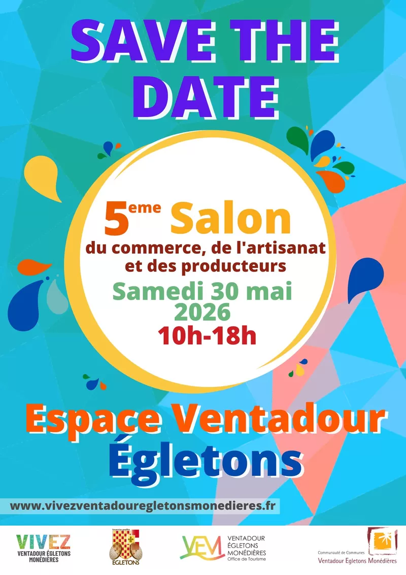 affiche 5ème Salon du commerce, de l'artisanat et des producteurs à  Égletons