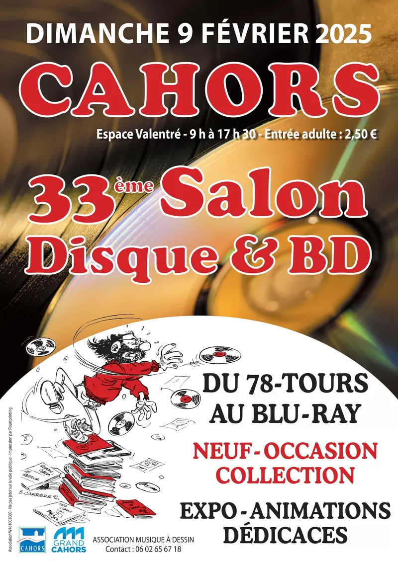 affiche Salon du disque et de la BD à Cahors à  Cahors