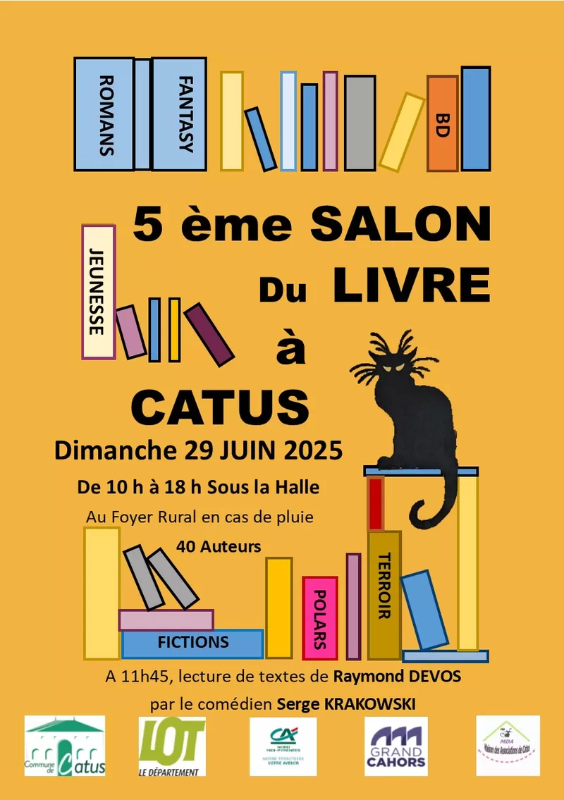 affiche Salon du livre à  Catus