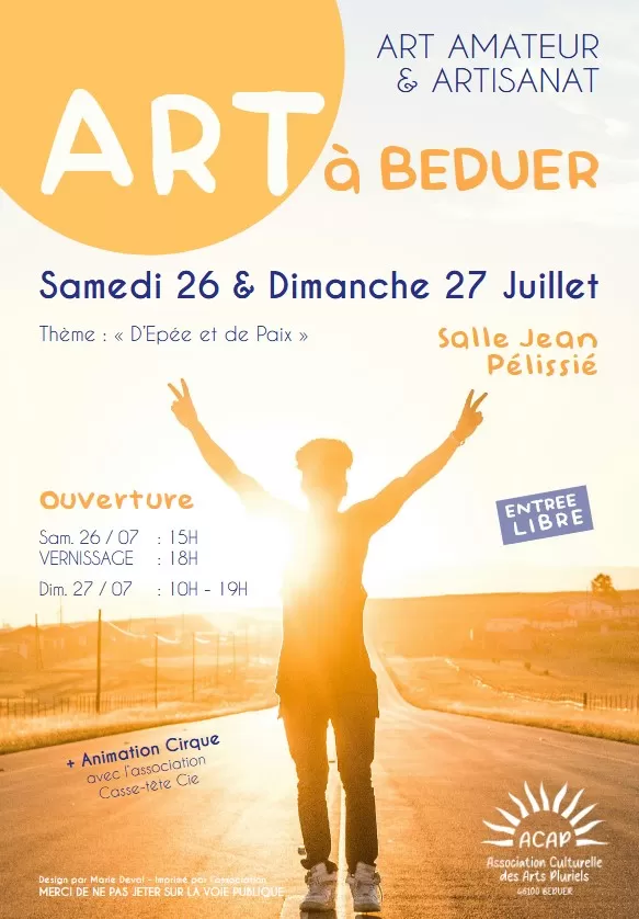 affiche Salon des artistes amateurs à Béduer à  Béduer