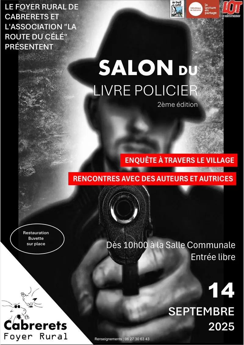 affiche Salon du livre policier à  Cabrerets