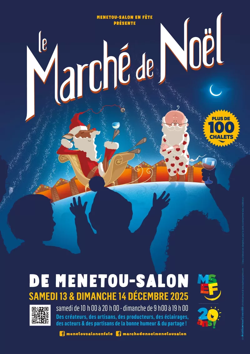 affiche Marché de Noël de Menetou-Salon à  Menetou-Salon