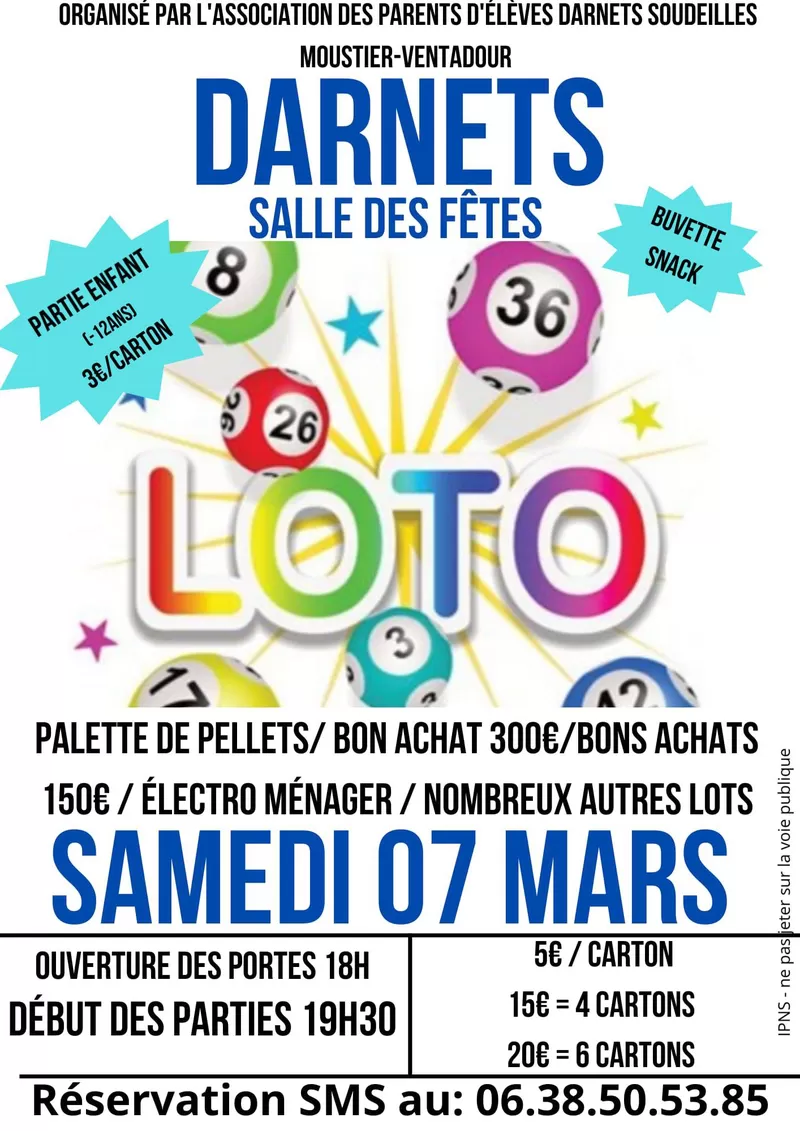 affiche LOTO à  Darnets