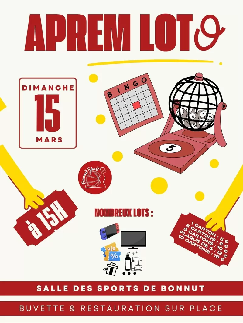 affiche Loto Sport Basket à  Bonnut
