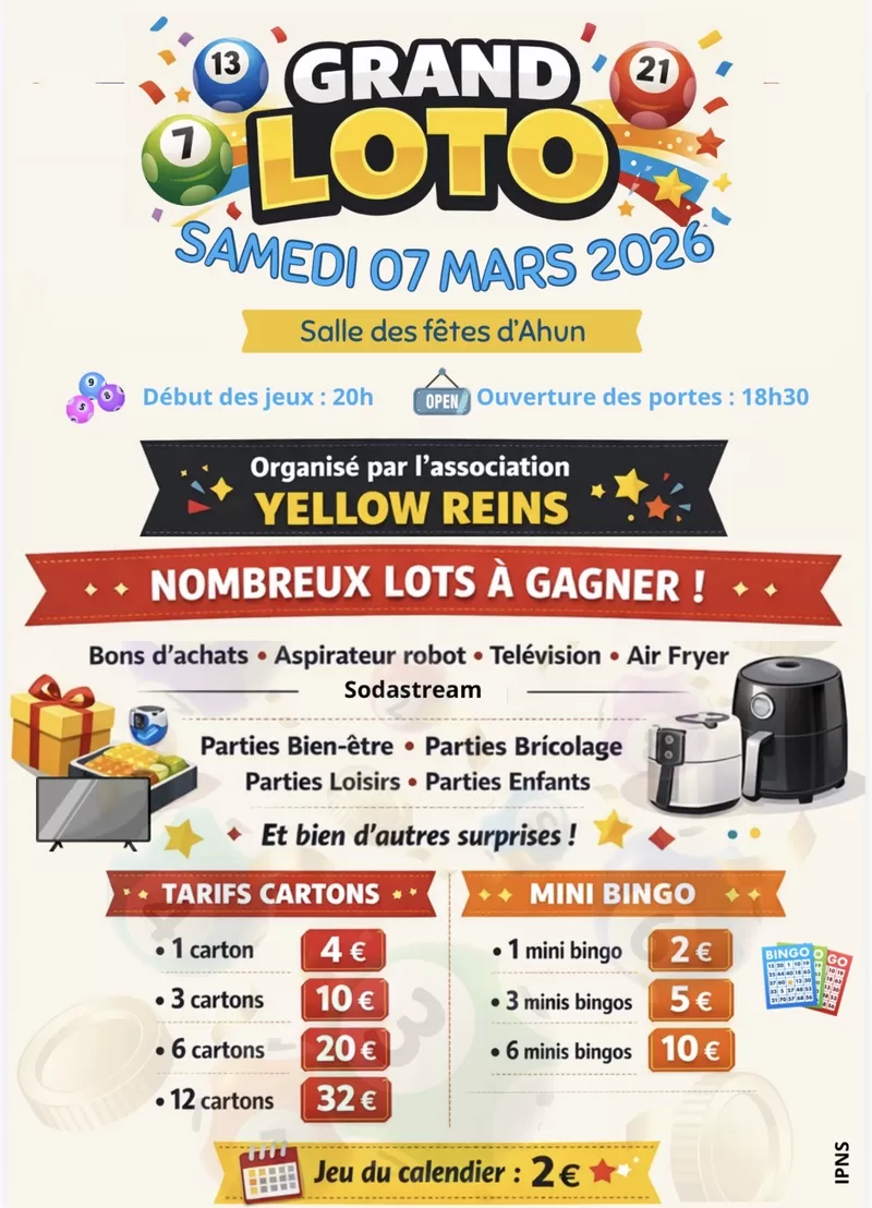 affiche Loto à  Ahun
