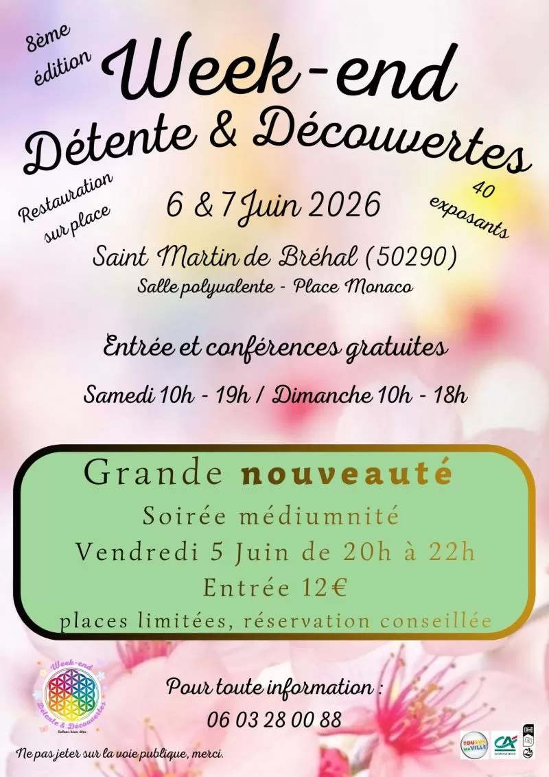 affiche Salon bien-être, week-end détente et découvertes à Bréhal