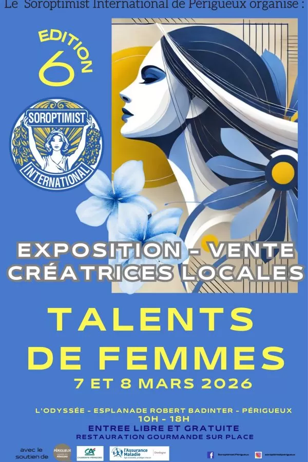 affiche Salon Talents de Femmes à Périgueux