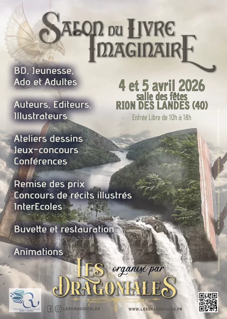 affiche Salon du Livre Imaginaire à Rion-des-Landes