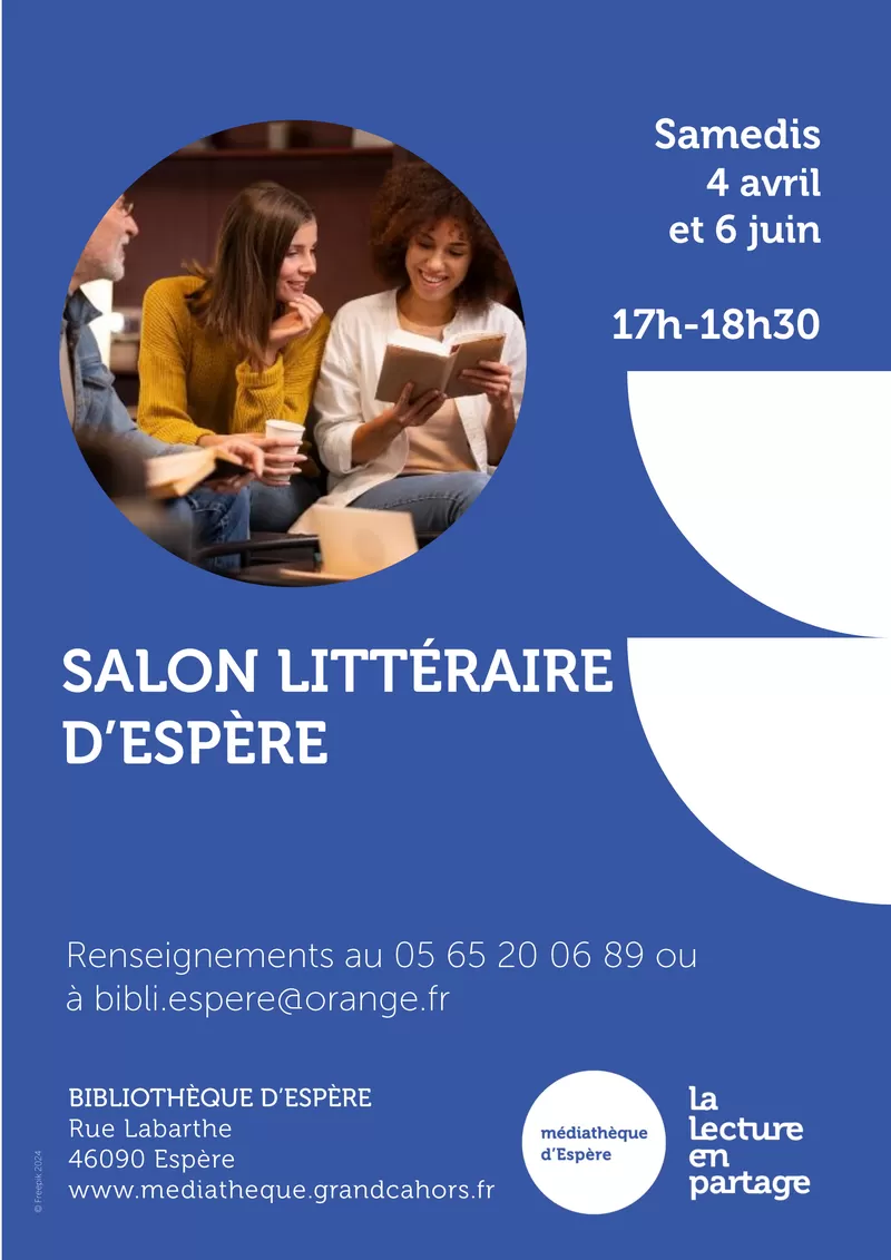 affiche Salon littéraire à Espère