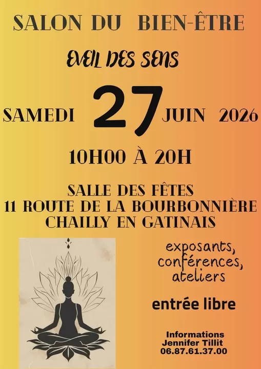 affiche Salon du bien être - éveil des sens à Chailly-en-Gâtinais