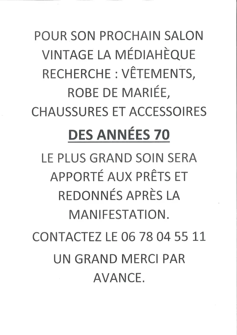 affiche Salon vintage à  Thiron Gardais