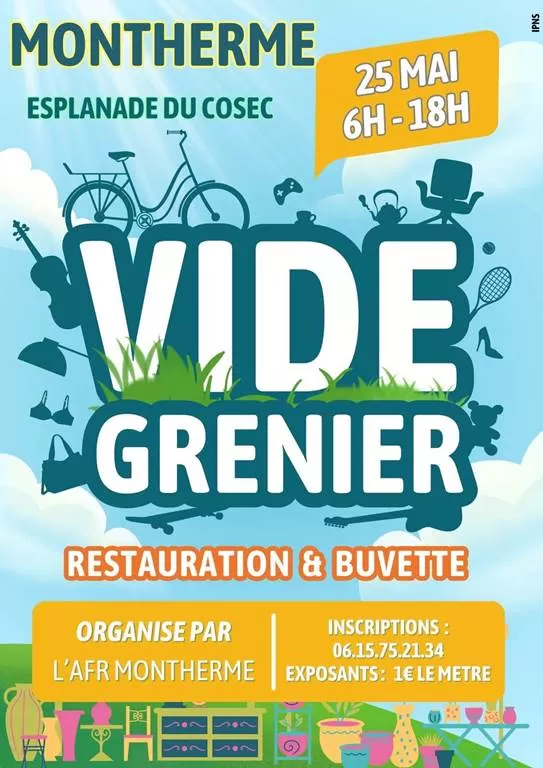 affiche Vide grenier à  Monthermé