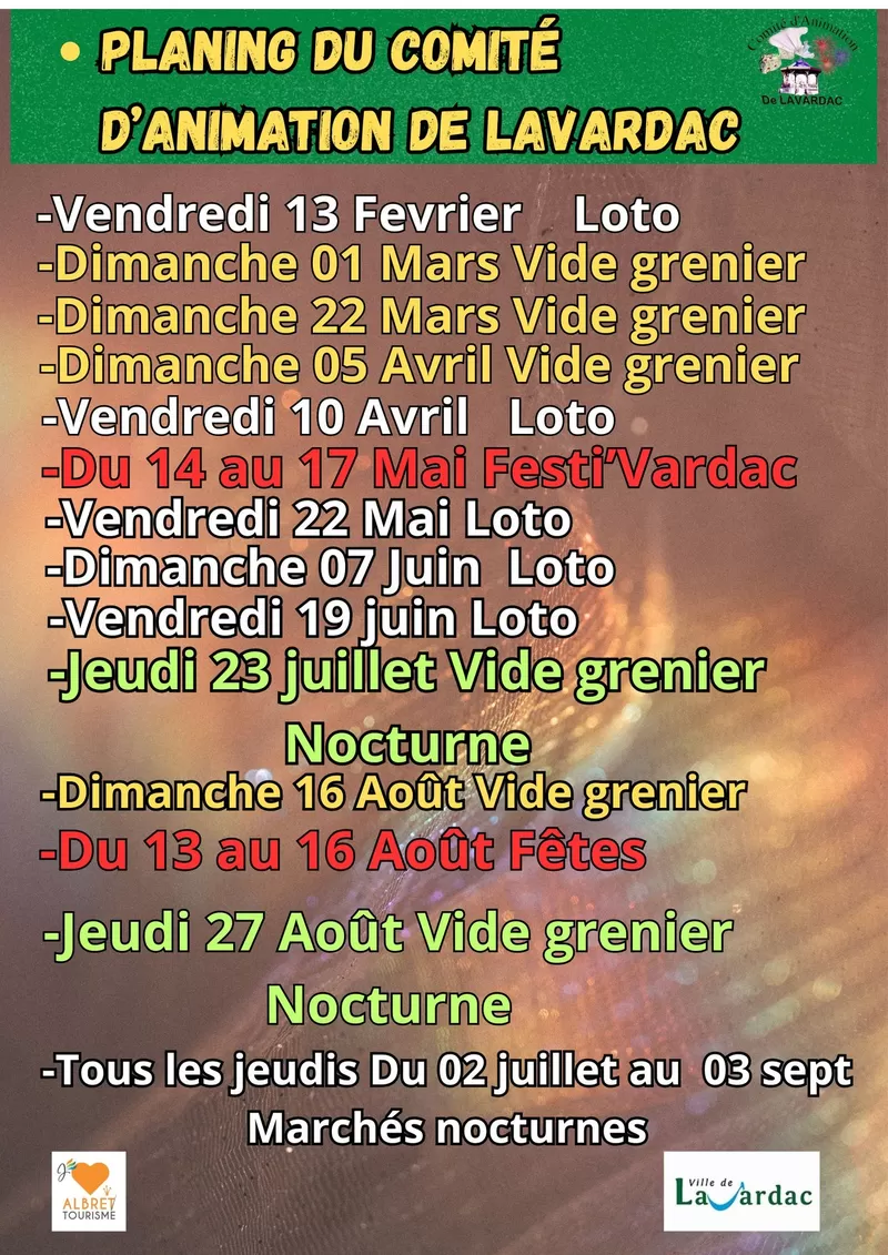 affiche Fêtes de Lavardac à Lavardac