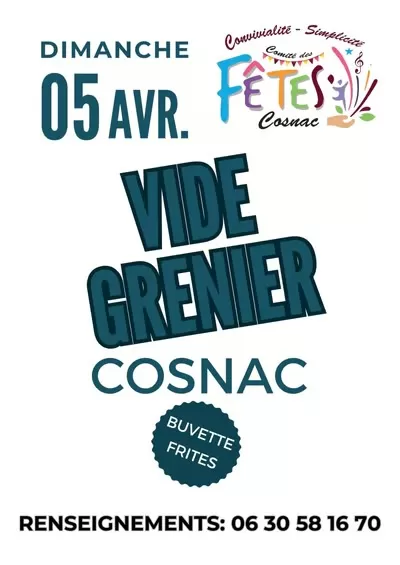 affiche Vide grenier à  Cosnac