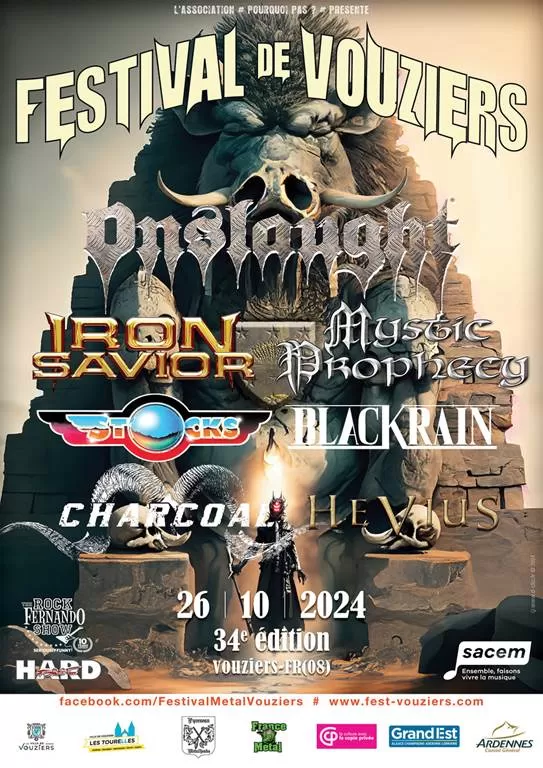affiche Festival Metal Vouziers à Vouziers