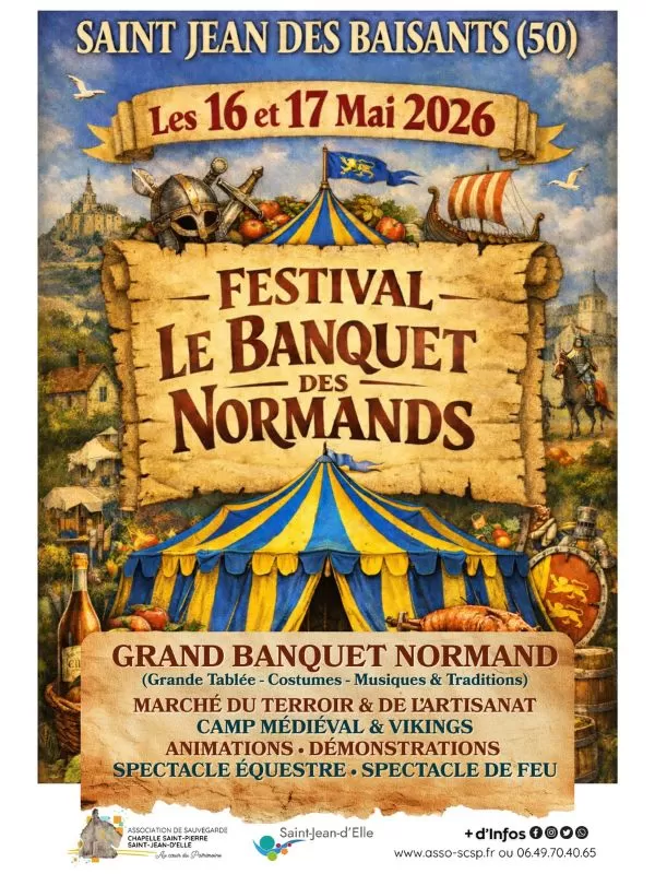 affiche Festival Le Banquet des Normands à  Saint-Jean-des-Baisants