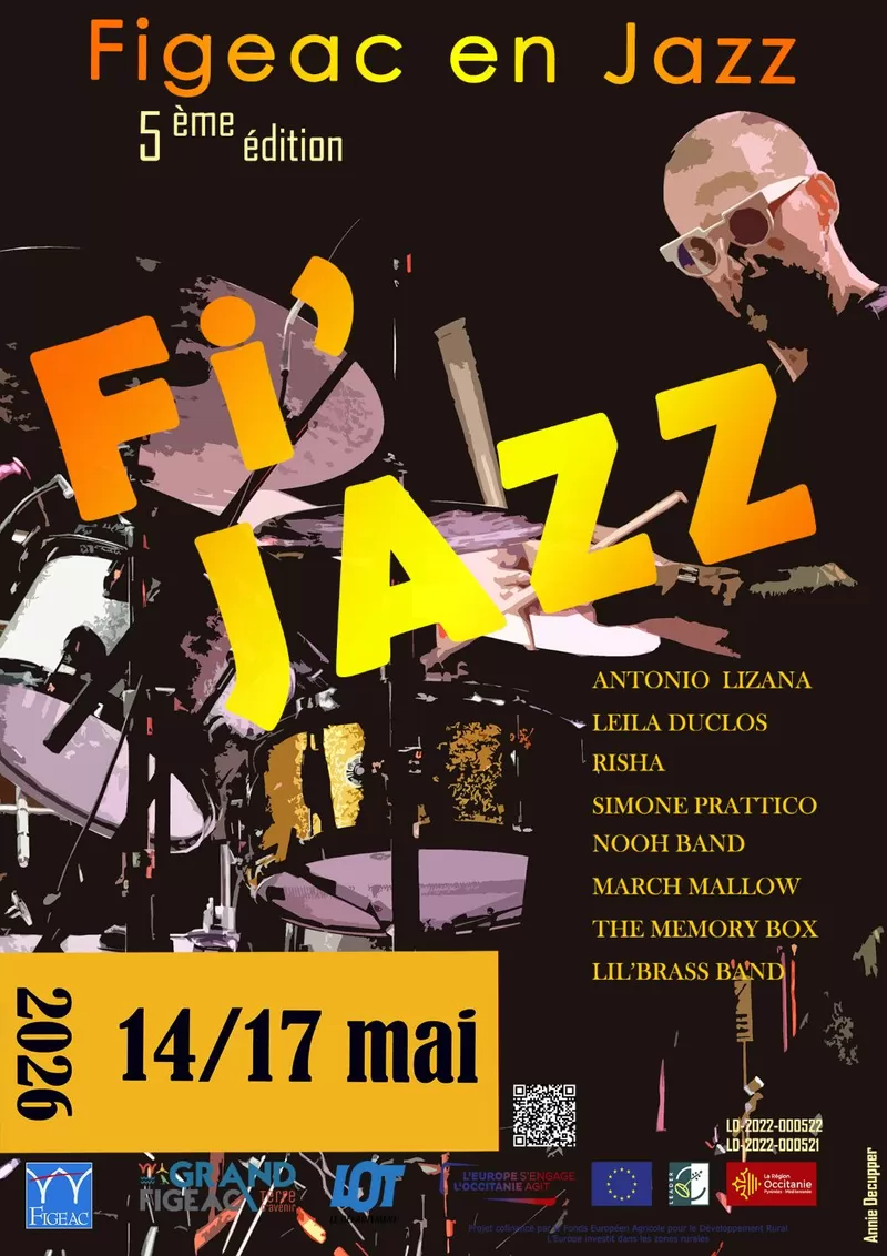 affiche Festival Fi'Jazz à Figeac