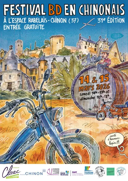 affiche Festival de BD en Chinonais à Chinon