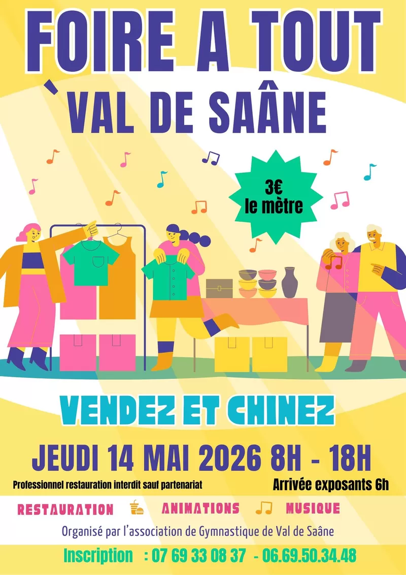 affiche Foire à Tout Val de Saâne à Val-de-Saâne