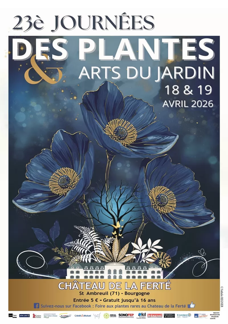 affiche 23èmes Journées des Plantes & Arts du Jardin à  Saint-Ambreuil