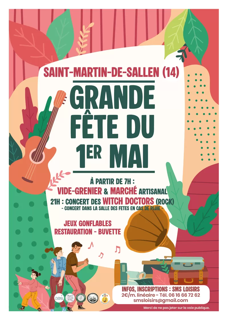 affiche Grande Fête du 1 MAI à  Thury-Harcourt
