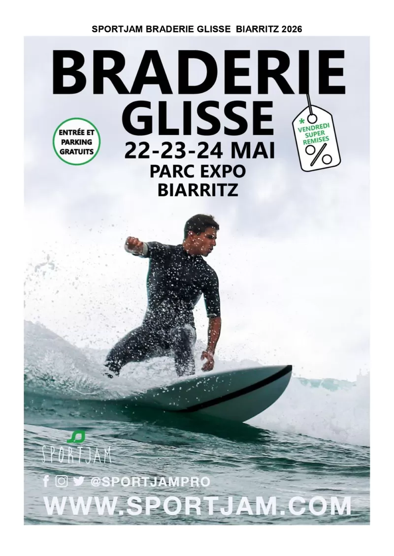 affiche Braderie de la Glisse à  Biarritz