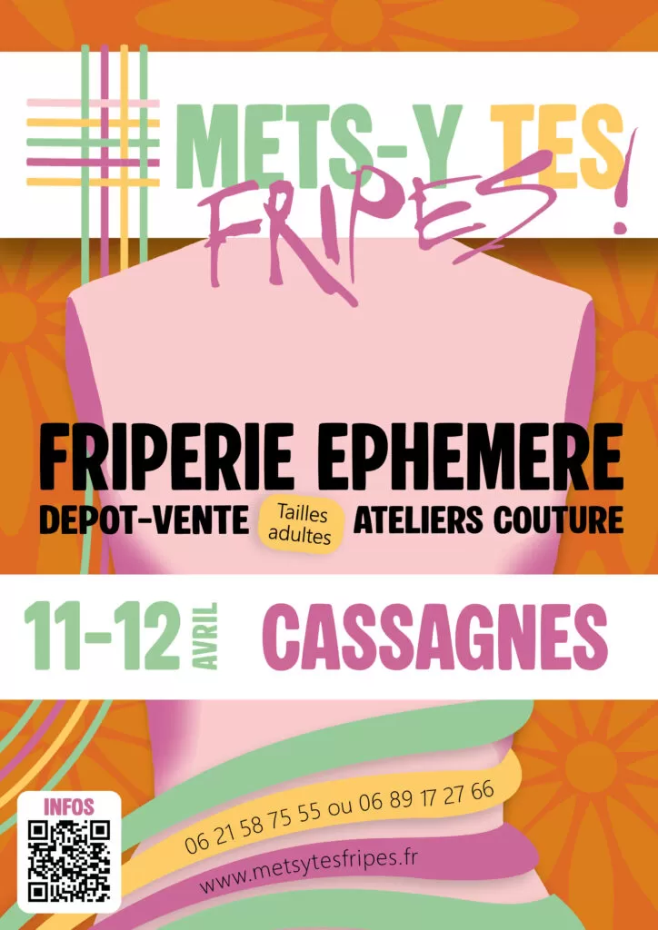 affiche Friperie éphémère à  Cassagnes