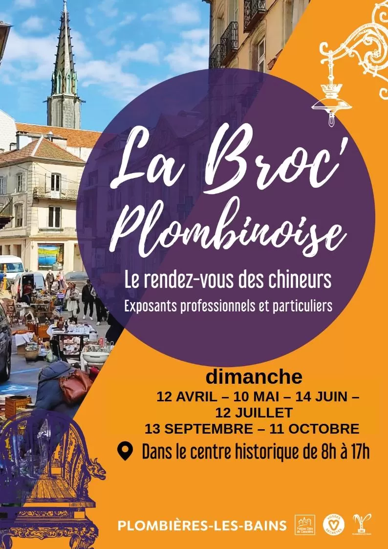 affiche broc' Plombinoise à  Plombières-les-Bains