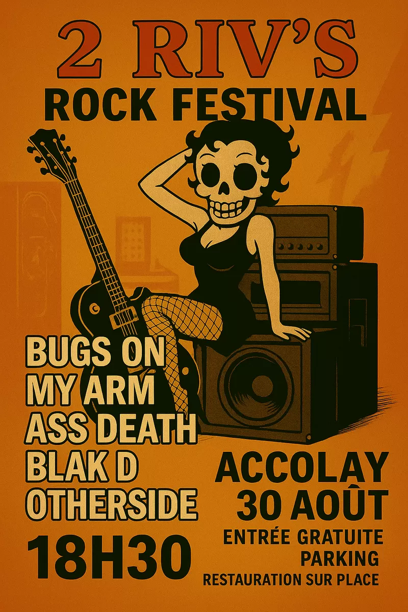 affiche 2 Riv's Rock festival à  Cravant