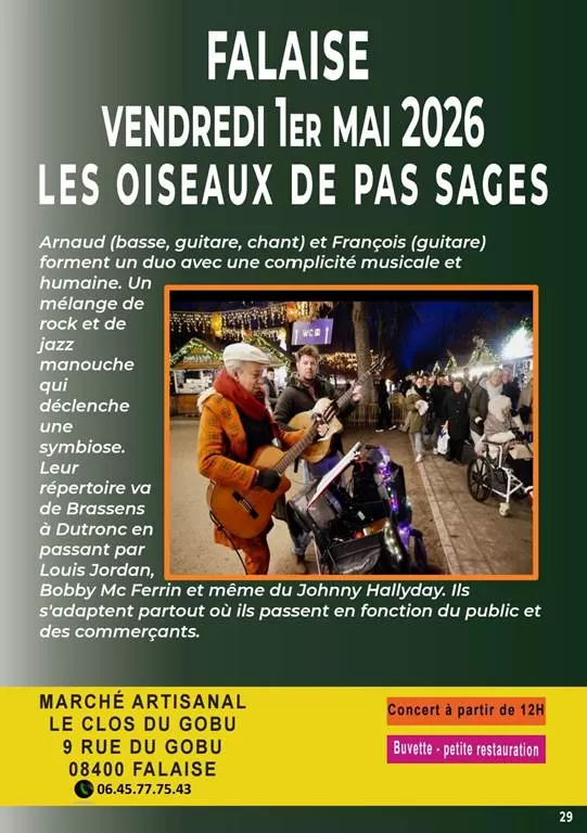 affiche Festival Barsbars - Les oiseaux de pas sages à  Falaise