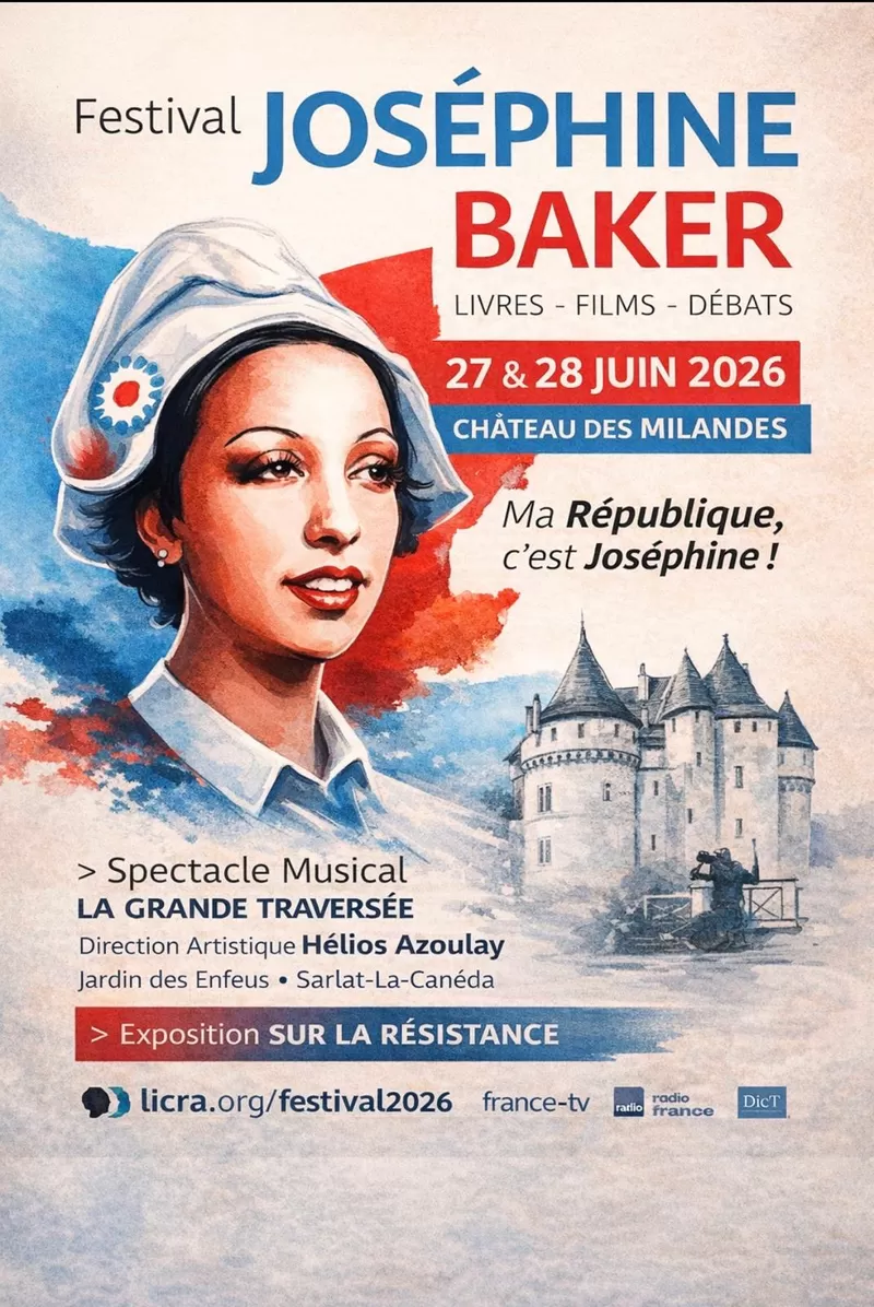 affiche Festival Joséphine Baker à  Castelnaud-la-Chapelle