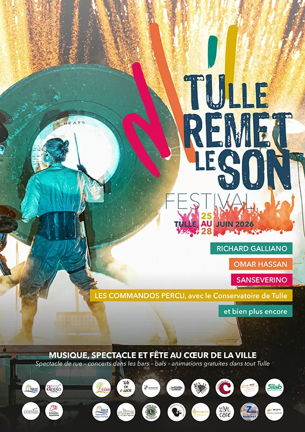 affiche Festival Tulle remet le son Cité de l'accordéon et des Patrimoines : Concert à  Tulle