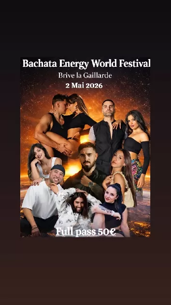affiche Bachata world festival à  Brive-la-Gaillarde