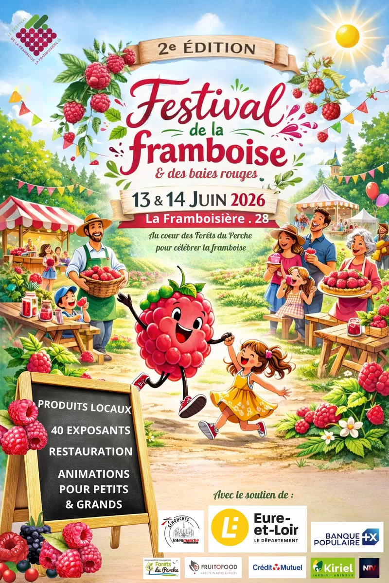 affiche Festival de la Framboise à La Framboisière