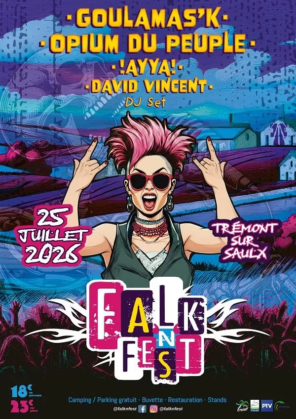 affiche Festival Falk'n'Fest à  Trémont-sur-Saulx