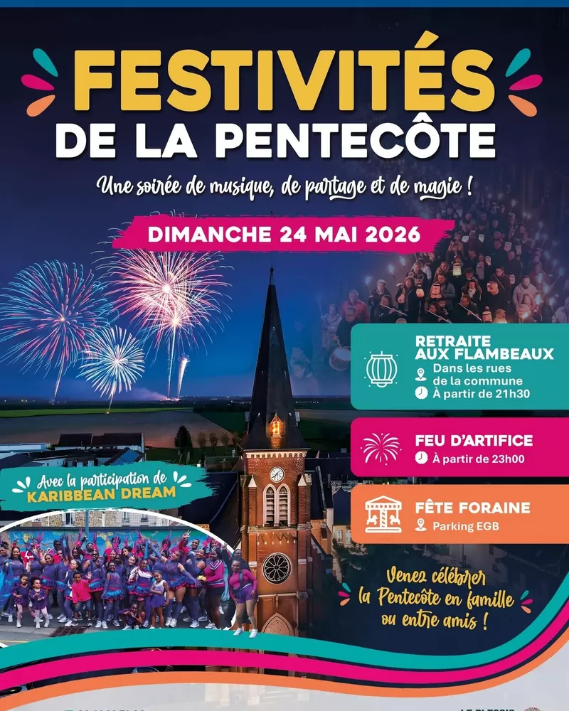 affiche Festivités de la Pentecôte à Le Plessis-Belleville