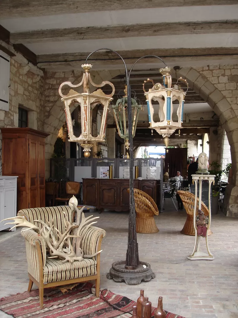 affiche Foire Antiquités Brocante à  Monflanquin