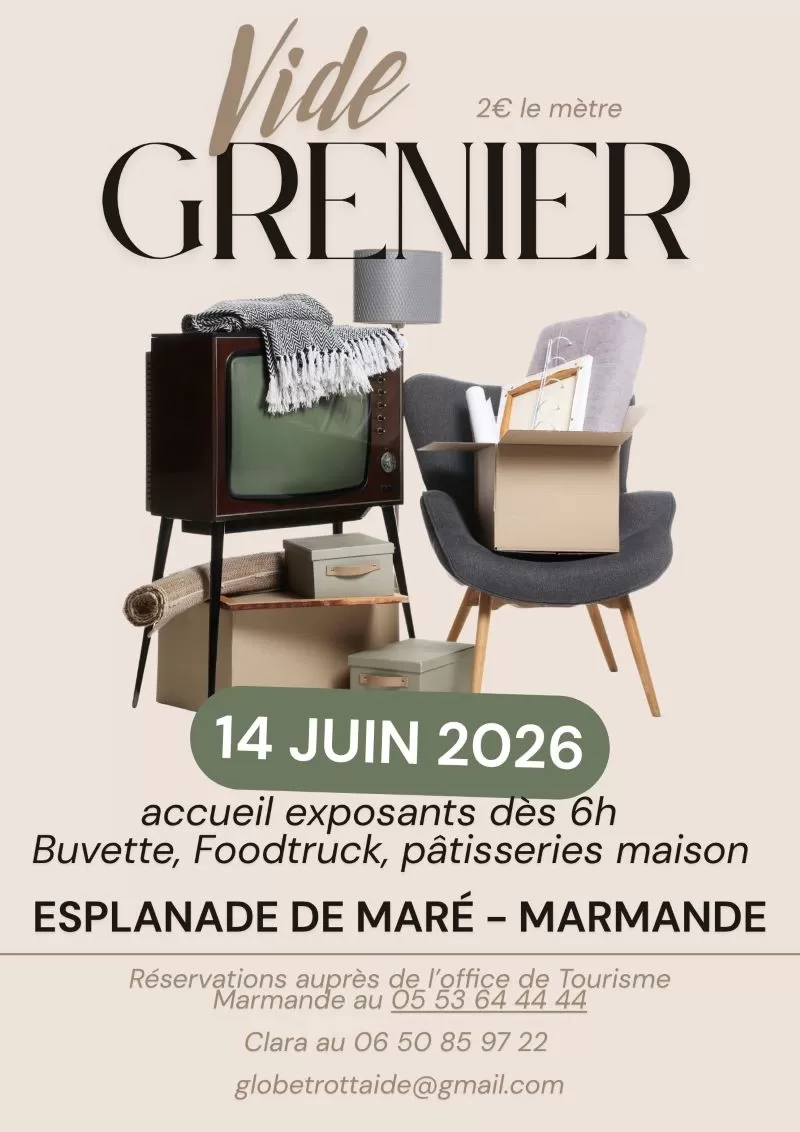 affiche Vide-grenier à  Marmande