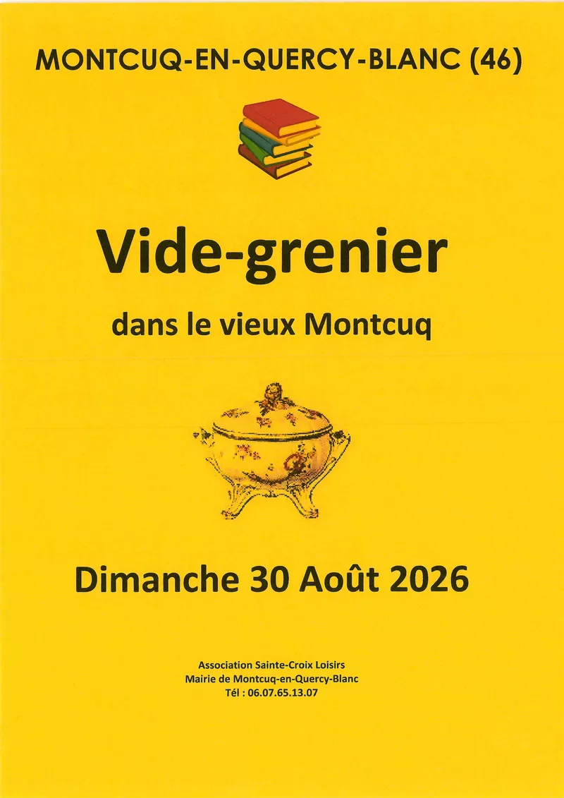 affiche Vide-greniers à Montcuq à Montcuq