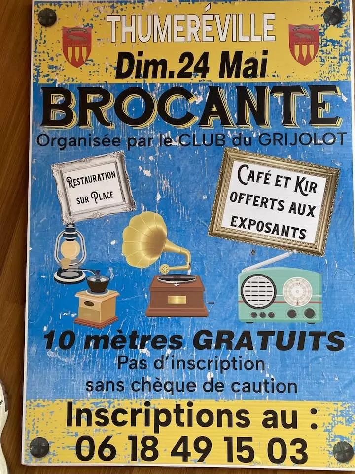 affiche Brocante à Thumeréville