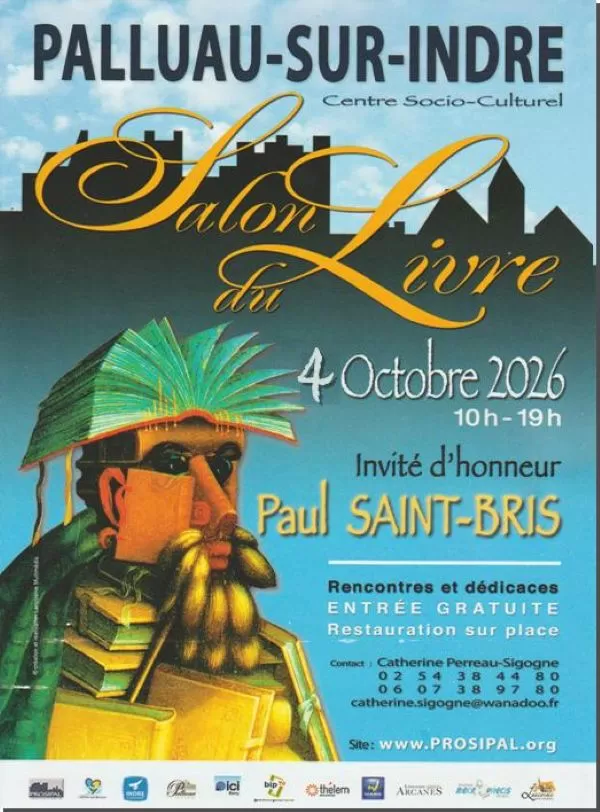 affiche Salon du livre à  Palluau-sur-Indre