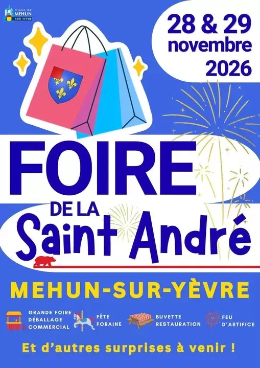 affiche Foire de la Saint-André à Mehun-sur-Yèvre