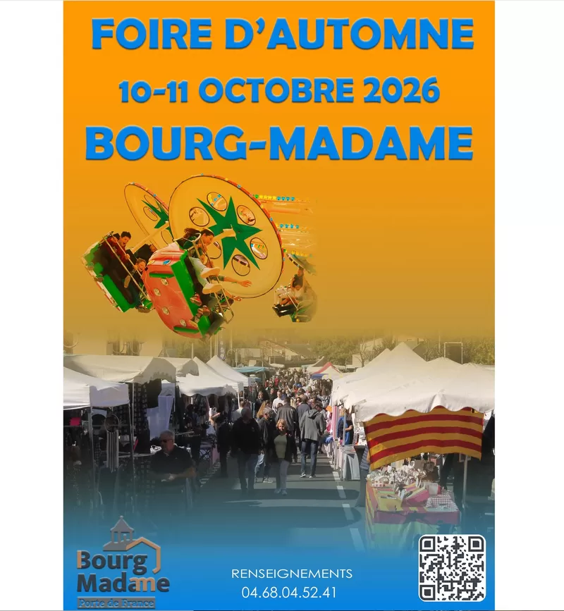 affiche Foire d'Automne à Bourg-Madame