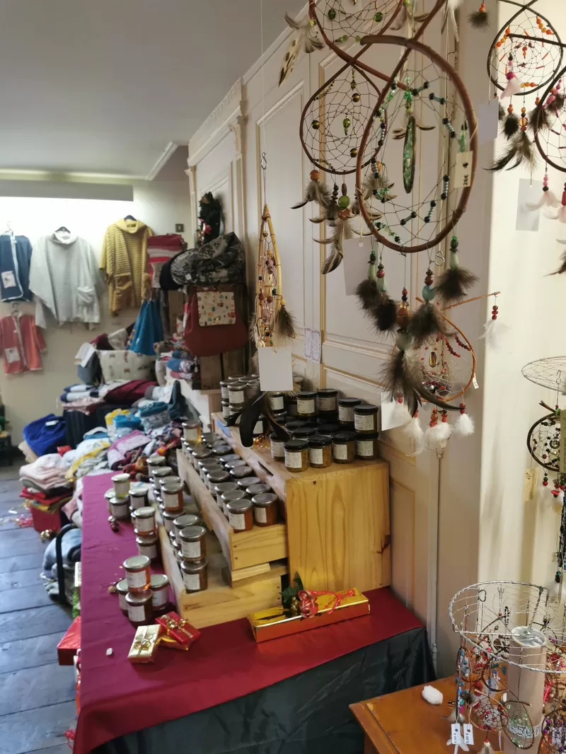 affiche La Hotte de Noël - Boutique de produits locaux - bureau d'Ahun à Ahun
